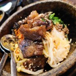 山形黒毛和牛 米沢牛焼肉 仔虎 - カルビビビンバ♪