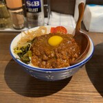 麺屋 比呂 - ミニキーマカレー350円