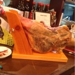 菜の花  - イベリコ豚の生ハム