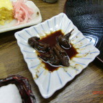 かね正 - きも煮（食べかけ）