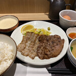 たんやHAKATA - 牛タンと糸島豚の炙り焼き定食