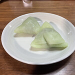 風月堂 - ずんだ巾着[五個入り] 630円