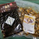 舞昆のこうはら 舞昆御殿 かがや店 - 「ピリ辛サンマ甘露煮」と「一口わさび舞昆」