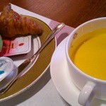 大谷山荘 - スープ、パン