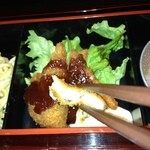 うさぎ庵 - メインのフグの揚げ物