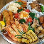 笑うだるま - おまかせでオードブルもやってます。2日迄に御予約お願いします。