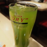 ニューすしセンター - 宇治抹茶ハイ（390円）