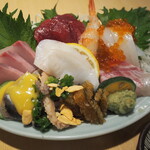 Nyu Sushi Senta - 刺し盛り（1000円）