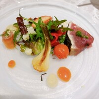 ボン・ヴィラージュ・オゼ - 高知県産カツオ　サーモン　冬野菜　