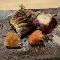 鮨西光 - 焼きものは石狩の鰊、一緒に蛸の柔らか煮