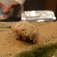 鮨 茶居庵 - 毛蟹のおはぎ