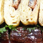 野菜を肴に - 鰻巻きと蒲焼き