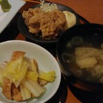 渕上食堂 - お造り定食の三品