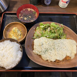 Sumiyakishokudouthinomise - 大山鶏チキン南蛮ランチ  @900