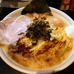 一条流がんこ総本家分家四谷荒木町 - 初日の「鶏白湯ラーメン」