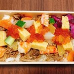 スシロー - すき焼き海鮮シャリ弁当