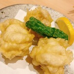 季節料理と地酒 裕 - タチの天ぷら