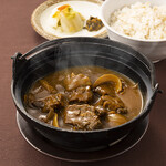 Beef tongue curry rice