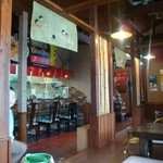 山小屋 - 店内の掃除も頑張れ！