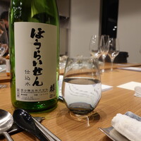 Restaurant Honjin - 和らぎ水も本日のドリンクの主役関谷酒造さんの仕込み水