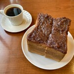 ブレイク - 小倉トーストとブレンドコーヒー