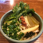 足柄古道万葉うどん - 梅づくしうどん(大盛り(季節のうどん・平日限定))