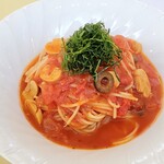 セレクト - ランチの週替りパスタ(今週は大葉のトマトソース)