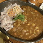 おばんざいとスイーツ やまざき - 京風だしカレー上から
