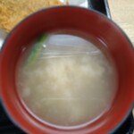 鰺家 - 味噌汁