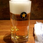一亀 - 生ビール：530円+税