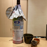 乙味 あさ井 - 冷酒　長珍　新聞紙