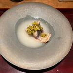 ろっかん - ゲンゴロウブナと雷魚の白湯スープ