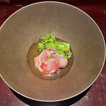 ろっかん - 金目鯛と菜の花の冷菜