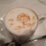 シェフからラテアートのプレゼント❤