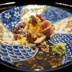 薪鳥新神戸 - 兵庫県産 松風地鶏 鳥刺し（胸肉 & ささみ）