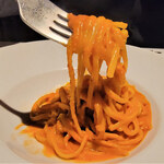 ニシデリア - 自家製生パスタ～雲丹の濃厚トマトクリーム