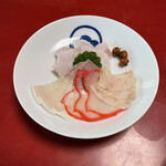 花月 - 湯引き　アラとクジラ