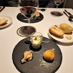 ニシデリア - ３種のカリフラワー～ムース/フリット/マリネ