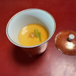 花月 - 凌ぎ　ふぐ白子玉地蒸し