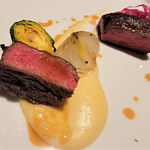 ニシデリア - 黒毛和牛A5イチボの炭火焼