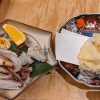 対馬のどぐろとイカ活き造り 博多 魚蔵 都ホテル店 - 