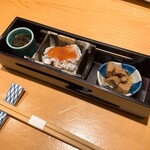 寿司割烹 魚紋 - 先付3種