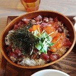 酒嚢飯袋 - 海鮮わっぱめし900円