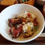 酒嚢飯袋 - 海鮮わっぱめし①そのまま