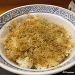 かわ広 - 山椒をごはんにかけて