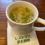 伊太利亭 - ★平日ランチセット（1100円税込）★ スープ