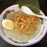 岡ちゃんラーメン - ネギとんこつ(醤油)750円