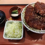 Katsu Gurume - 特盛ソースかつ丼ランチ(858円)