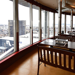 Top floor of the hotel ``Location with a panoramic view of Kokura''