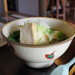 Kinchichisoba - 料理写真:そら豆味噌野菜そば
